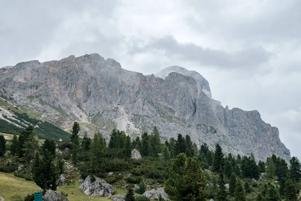 Widok Dolomiti Passo Falzarego Pobliżu Cortina Ampezzo — Zdjęcie stockowe