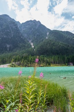 Dobbiaco Gölü Panoraması, Dolomitler Dağı