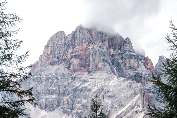 Wspaniały Widok Majestatyczne Dolomity Alpy Włochy Park Narodowy Tre Cime — Zdjęcie stockowe