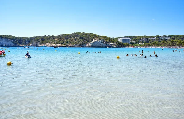 Landscape Cala Galdana Beach Menorca Island Spain Summer — Stock Photo, Image