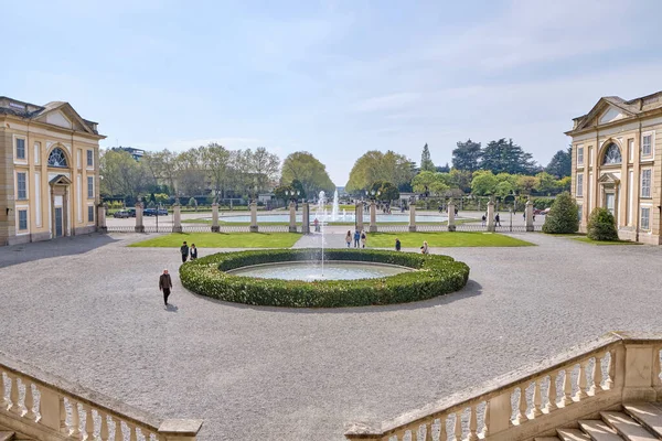 Monza Θέα Της Villa Reale Royal Villa Είναι Ένα Ιστορικό — Φωτογραφία Αρχείου