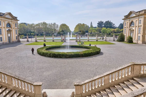 Monza Vue Sur Villa Reale Villa Royale Est Bâtiment Historique — Photo