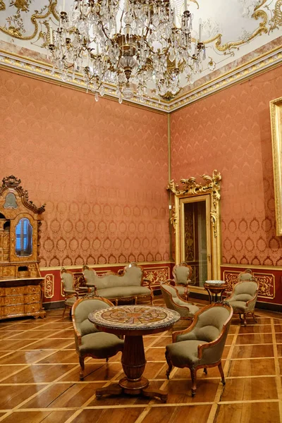 Monza Kilátás Belső Villa Reale Royal Villa Egy Történelmi Épület — Stock Fotó