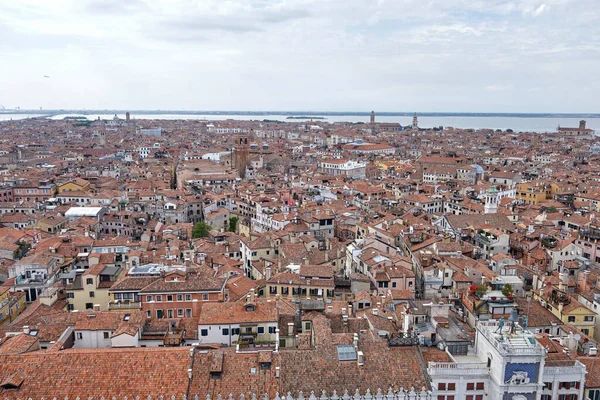Venice Panorama West High Campanile San Marco Tower Venice — Stock Photo, Image