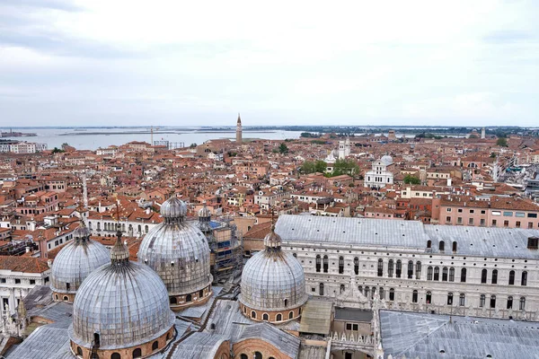 stock image Venice panorama West from the high of Campanile San Marco tower, Venice.