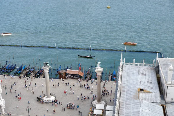 Venetië Panorama West Vanaf Top Van Campanile San Marco Toren — Stockfoto
