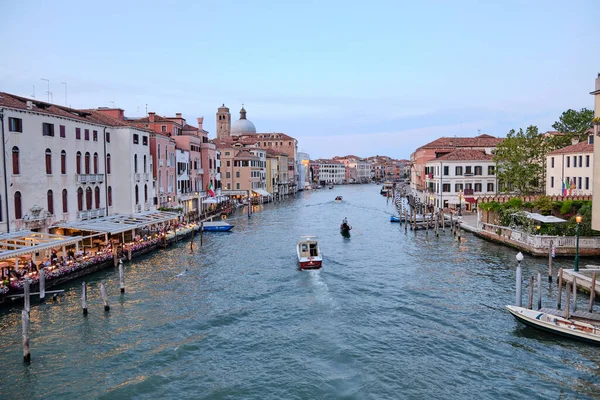 Veneza Itália Canal Grande Veneza Itália Auge Ponte Degli Scalzi — Fotografia de Stock