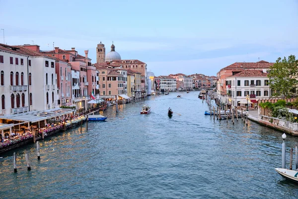 Veneza Itália Canal Grande Veneza Itália Auge Ponte Degli Scalzi — Fotografia de Stock