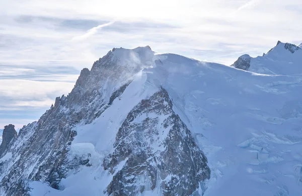 Chamonix Blick Auf Die Bergstation Der Aiguille Midi Chamonix Frankreich — Stockfoto