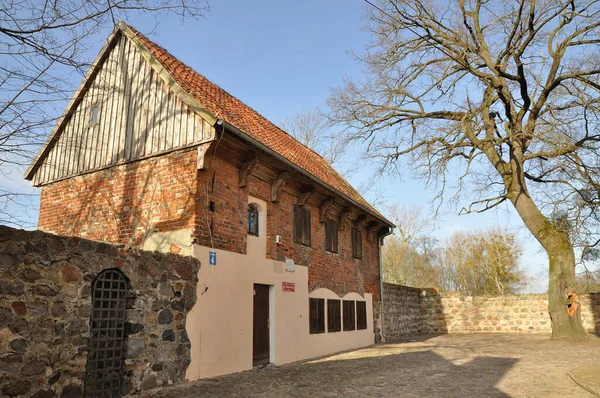 Casa Mrongowiusz Olsztynek Polonia —  Fotos de Stock