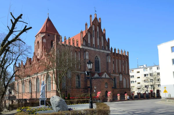 Orneta Polonya Daki Vaftizci Yahya Kilisesi — Stok fotoğraf