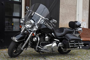 Harley Davidson 'ın muhteşem bir fotoğrafı.