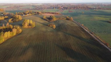 Polonya 'da Warmia' da sonbahar drone atışları