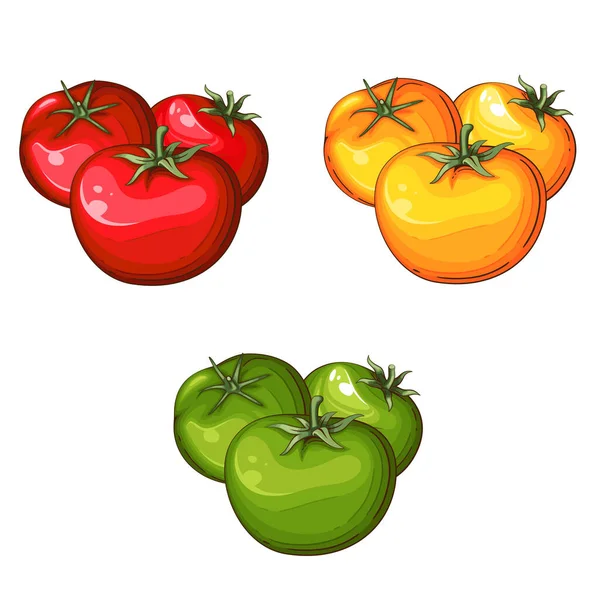 Légumes Frais Illustration Mélange Légumes — Image vectorielle