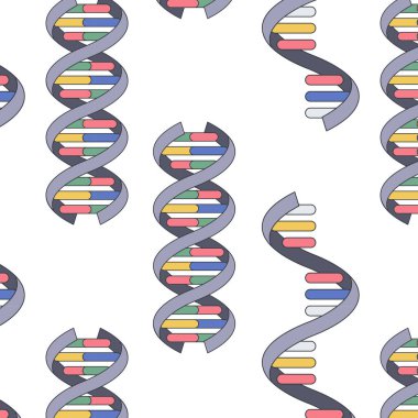 DNA örneği. Tıbbi Sancak. Tıbbi Backgorund. DNA 'sı kusursuz. Tıp geçmişi var. Tıbbi ve eczane elementleri. Tıp Eğitimi İllüstrasyonu