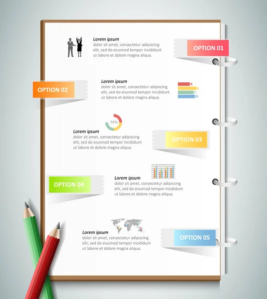 Plantilla Diseño Infografías Los Iconos Marketing Pueden Utilizar Para Diseño Ilustraciones de stock libres de derechos