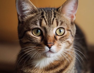  Şirin bir kedi. Koşan kedi. Güzel göz..