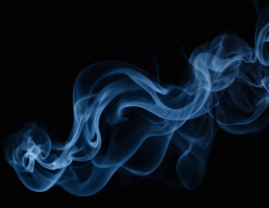 Kırmızı, yeşil ve mavi dumanlı siyah arka plan. Karanlık odada duman karışımı. üretici ai