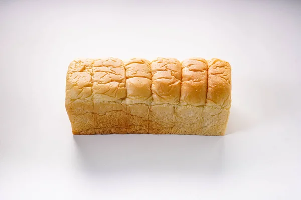 Свежий Запеченный Булочка Мягкий Пушистый Булочка Белый Хлеб Молочный Хлеб — стоковое фото