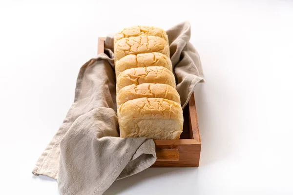 부드럽고 푹신푹신 빵이다 — 스톡 사진