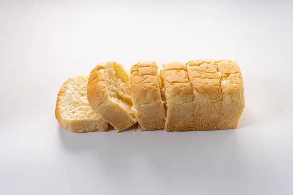 Fresh Baked Brioche Soft Fluffy Bun White Bread Milk Bread — Stock Photo, Image
