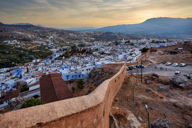 Şehrin en yüksek noktasından Şef Chaouen.