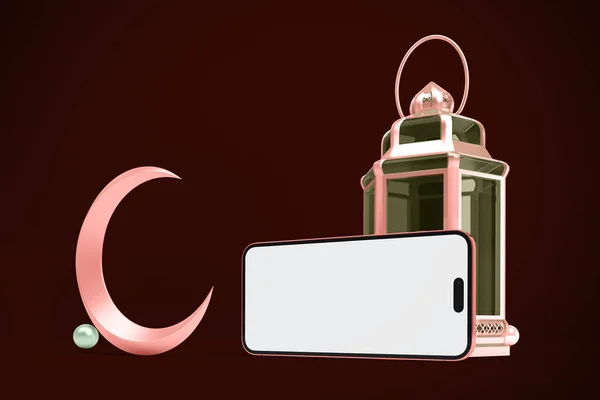 Экран Ramadan Phone — стоковое фото