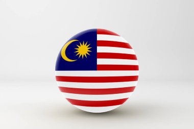 Malezya Bayrak Rozet Simgesi