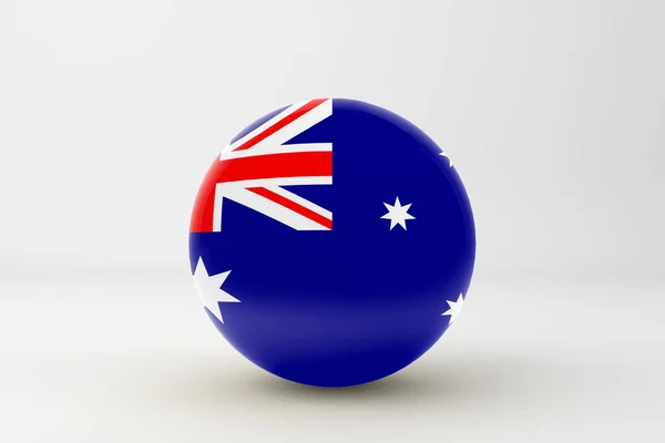 Australien Flaggmärke Ikon — Stockfoto