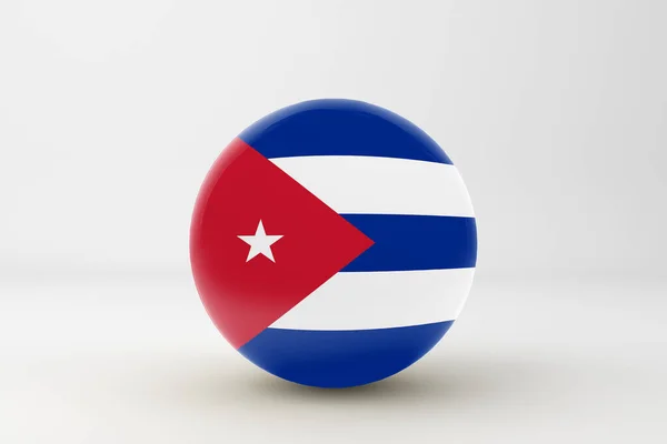 Знак Кубинского Флага — стоковое фото