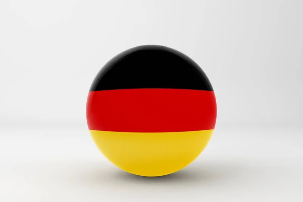 Almanya Bayrak Simgesi Simgesi — Stok fotoğraf
