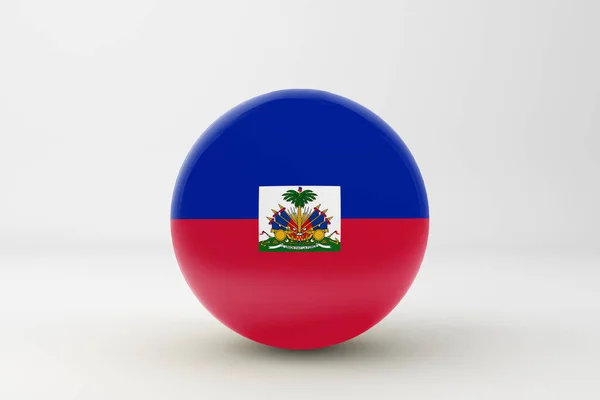 海地国旗徽章图标 — 图库照片