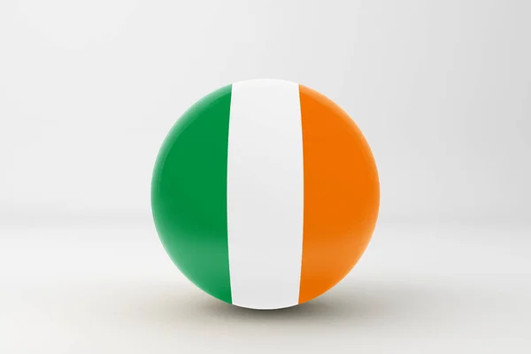 Ірландський Прапор Icon — стокове фото