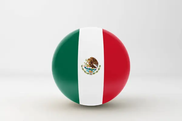 Icono Bandera México — Foto de Stock