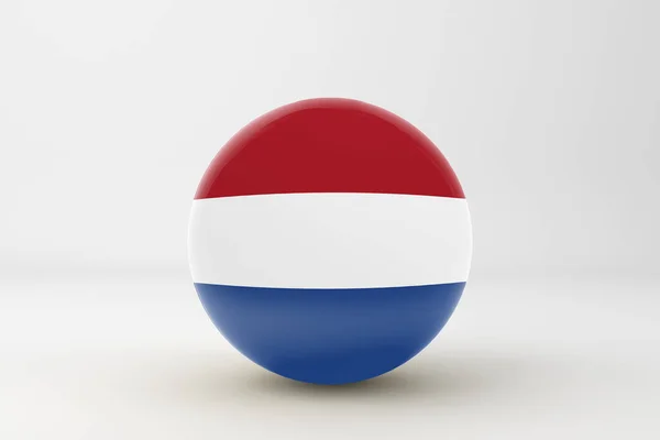 네덜란드의 국기가 퍼지다 — 스톡 사진