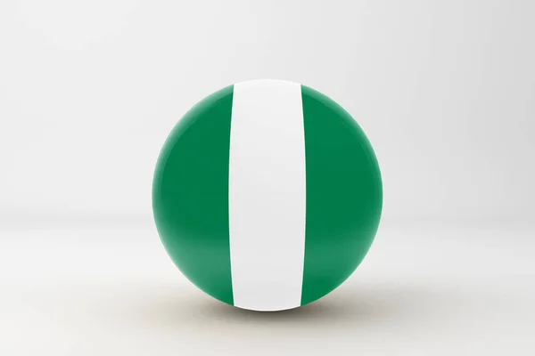 Нігерійський Прапор Icon — стокове фото