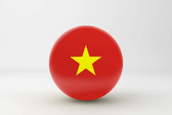 Знак Вьетнамского Флага — стоковое фото
