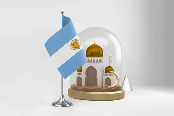 Ramadan Argentina Och Moskén — Stockfoto