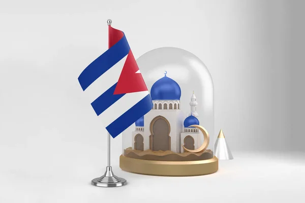 Ramadan Kuba Och Moskén — Stockfoto