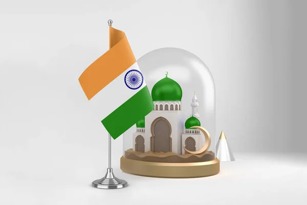 Ramadan India Moskee — Stockfoto