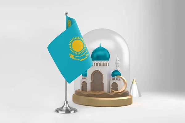 Рамадан Казахстан Мечеть — стоковое фото