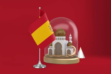 Ramazan İspanya Bayrağı ve Camii