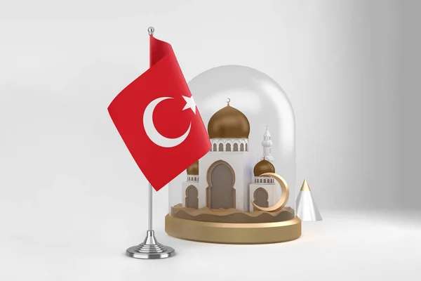 Ramadan Turkiet Och Moskén — Stockfoto
