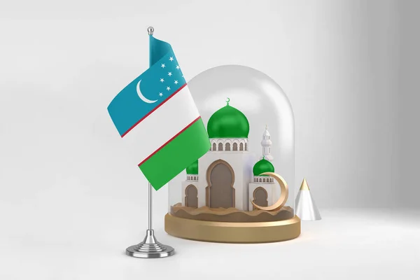 Ramadan Uzbekistan Och Moskén — Stockfoto