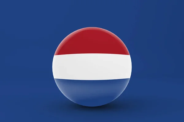네덜란드의 국기가 퍼지다 — 스톡 사진