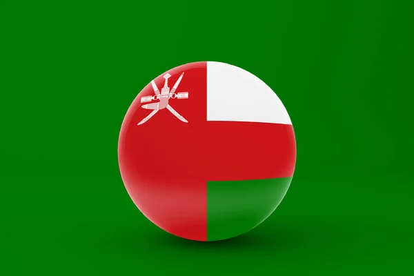 Oman Flag Badge Icon — Stock Photo, Image