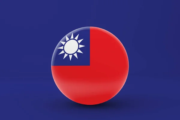 Tajwańska Ikona Odznaki — Zdjęcie stockowe