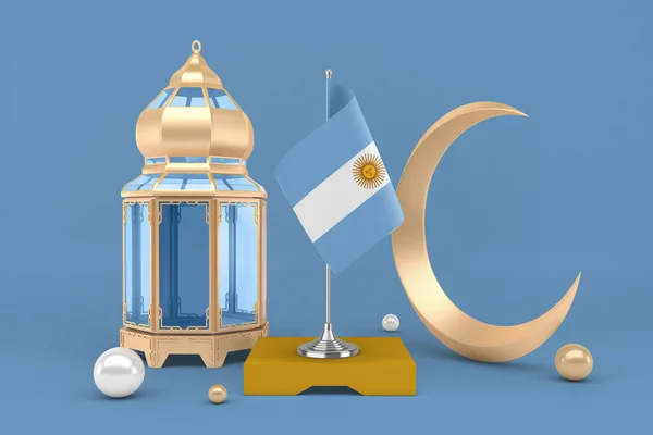 Ramadan Argentina Con Mezzaluna — Foto Stock