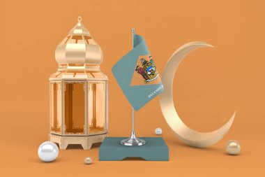 Hilal 3 boyutlu Ramazan Delaware