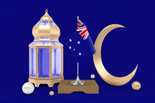 Ramadan Australien Med Halvmåne — Stockfoto